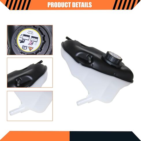 خزان Roodant Overflow Recovery مع CAP من 2001-2004 Ford Mustang يحل محل 603-134 ، 1R3Z8A080AA in Kuwait