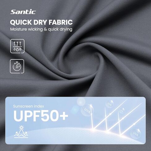 Santic Men's Cycling Jersey Long Sleeve Pro Road Bike Shirt Full Zipper UPF 50+ MTB Jersey with Pockets in Saudi Arabia