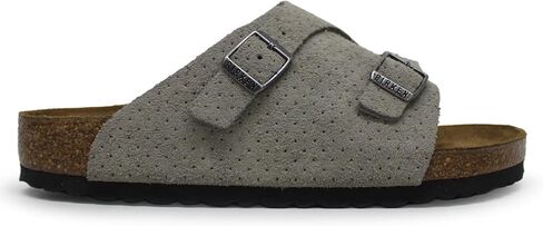 Birkenstock للجنسين Zurich BS من جلد الغزال المنقوش نقش النقاط الصنادل عملة معدنية 7 ث / 5 أمتار في الولايات المتحدة in Saudi Arabia