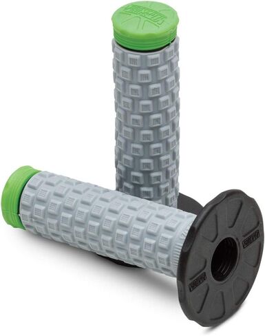 ProTaper Black/Grey/Green Pillow Top MX Grips Pair with Aint-Rip Tip 024854 in Saudi Arabia