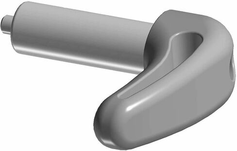 Polaris Snowmobile Handlebar Hook Assembly, Gloss Black, Genuine OEM Part 1824918-070, Qty 1 in Saudi Arabia