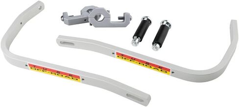 TUSK D-Flex Pro Aluminium leuminium-Silver 7/8 "أشرطة-مقابض الدراجات الترابية-حماية رافعة ومسار للرسوم-تشمل الأجهزة المتزايدة والدروع البلاستيكية القابلة للاستبدال in Kuwait