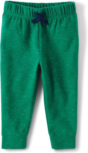 The Children's Place Baby Boys' and Toddler Fleece Jogger Pants, Blue/Brown/Grey 3-Pack, 12-18 Months in Saudi Arabia