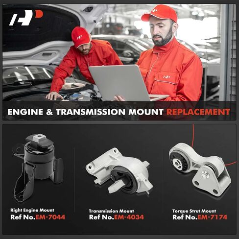 A-Premium 3PCS محرك محرك محرك وجبل ناقل الحركة ومجموعة جبل عزم الدوران متوافقة مع Mazda 6 2009 2010 2011 2012 2013 2.5L in Saudi Arabia