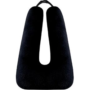 Kids Travel Pillow Car Pillow, Travel Pillow with Lining, Neck and Head Support Cushion for Kids and Adults, Perfect for Long Distance Travel, Airplanes, and Road Trips (Black) in Saudi Arabia