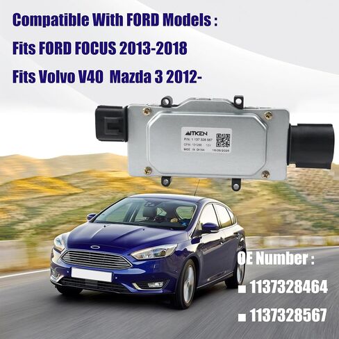 AITKEN Engine Cooling Fan Control Module for Ford Focus 2013-2018, Escape 2013-2016, Fusion 2010-2012, Transit Connect 2014-2017,C-MAX Volvo V40 Mazda 3 Replace #1137328567,1137328464,8G138C609AB. in Saudi Arabia