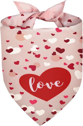 Spring Dog Bandana Xlarge 1pcs ، Blaid Dog Bandana الملون ، وشاح عيد الفصح للصبي والفتاة ، المثلث الصيفي المتين العكسي ل Puppy Pet in Kuwait