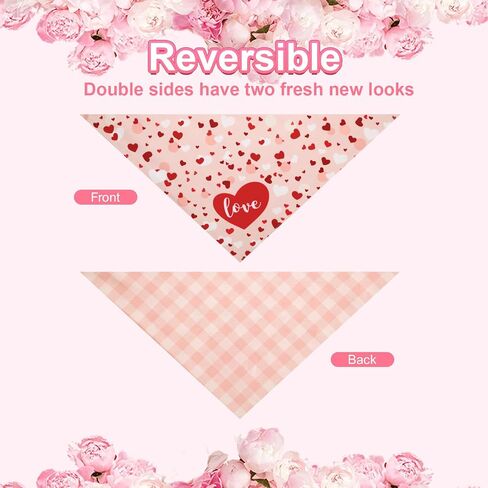 Spring Dog Bandana Xlarge 1pcs ، Blaid Dog Bandana الملون ، وشاح عيد الفصح للصبي والفتاة ، المثلث الصيفي المتين العكسي ل Puppy Pet in Kuwait