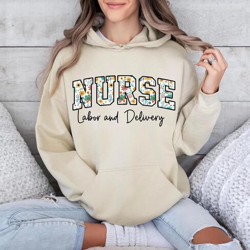 Personalized Nurse Sweatshirt, Custom Name & Specialty, Personalized Gift for Nurses & Healthcare Heroes in Saudi Arabia