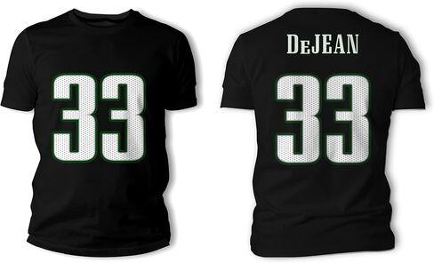 Cooper Dejean #33 Philadelphia Football Shirt Jersey 100 ٪ Cotton in Kuwait