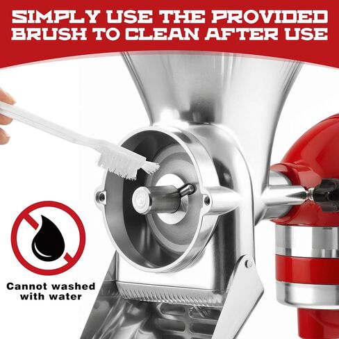 جميع ملحقات مطحنة الحبوب المعدنية لخلاط حامل KitchenAid مع 12 مطحنة دقيق من مستوى الطحن، ومرفق مطحنة الحبوب مناسب لطحن القمح والذرة والشوفان والحنطة السوداء والدخن والحبوب الأخرى in Kuwait