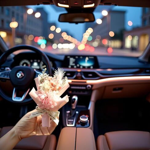 JJlfresheners باقة الزهور المجففة من JJlfresheners لمقاطع تنفيس هواء السيارة ، تزيين عطر مخرج الهواء ، إكسسوارات الهواء الداخلية للسيارة ، طاهر الهواء in Saudi Arabia