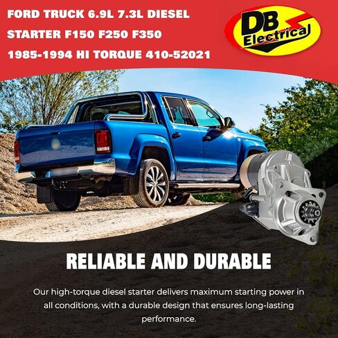 DB Electrical 410-52021 Starter Compatible With/Replacement For Case 350B 1979-1984, 450B 1978-1983, 584D 1975-1988, 585D 1975-1988, 586D 1975-1988, 480C Construction King 1979-1988 112267, 16658N in Saudi Arabia
