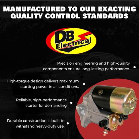 DB Electrical 410-52021 Starter Compatible With/Replacement For Case 350B 1979-1984, 450B 1978-1983, 584D 1975-1988, 585D 1975-1988, 586D 1975-1988, 480C Construction King 1979-1988 112267, 16658N in Saudi Arabia