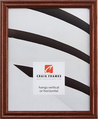 Craig Frames Custom Picture Frame, Odd Sizes Built to Order, 4x4 to 24x36, Wiltshire 200 Slim Wood Frame, (6) Colors, With Glass or Plexiglass & Backing, Tabletop or Wall Hanging in Saudi Arabia