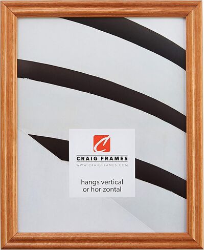 Craig Frames Custom Picture Frame, Odd Sizes Built to Order, 4x4 to 24x36, Wiltshire 200 Slim Wood Frame, (6) Colors, With Glass or Plexiglass & Backing, Tabletop or Wall Hanging in Saudi Arabia