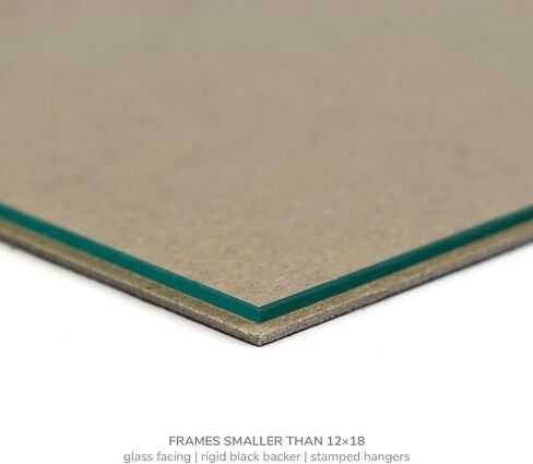 Craig Frames Custom Picture Frame, Odd Sizes Built to Order, 4x4 to 24x36, Wiltshire 200 Slim Wood Frame, (6) Colors, With Glass or Plexiglass & Backing, Tabletop or Wall Hanging in Saudi Arabia