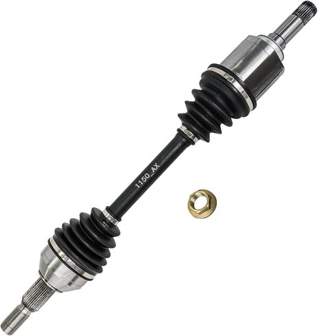 Detroit Axle - Front Left CV Axle for Chevrolet Traverse Buick Enclave GMC Acadia Limited Saturn Outlook, CV Axle Shaft Assembly Replacement in Kuwait