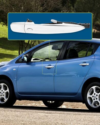 LUJUNTEC Exterior Front Driver Left Door Handle Replacement for 2011-2017 for Nissan for Leaf,2009-2014 for Nissan for Maxima,2009-2014 for Nissan for Murano Replace OE 80640-3NA0A Chrome in Saudi Arabia