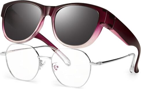 IGnaef® Polarized Fit Over Sunglasses for Women Trendy Lightweight Glasses Shades for Driving IF8010 in Saudi Arabia