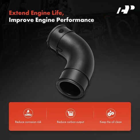 A-Premium Engine Crankcase Breather Hose Compatible with Volkswagen Passat 2003-2005 & Audi A4 2002-2003, A4 Quattro 2002-2003 in Saudi Arabia