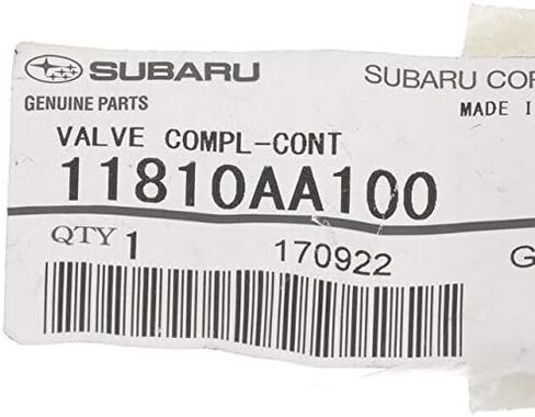 Subaru Genuine PCV Valve - 11810AA100 in Saudi Arabia