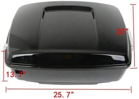 TCMT KING TOUR PACK TRUNK BACKREST أعلى الأمتعة مكبرات الصوت رف جبل رف ملائمة لجولة Harley Pak Touring Cvo Road Road Glide Glide Electra Glide 2014-2025 in Saudi Arabia