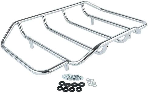 TCMT KING TOUR PACK TRUNK BACKREST أعلى الأمتعة مكبرات الصوت رف جبل رف ملائمة لجولة Harley Pak Touring Cvo Road Road Glide Glide Electra Glide 2014-2025 in Saudi Arabia