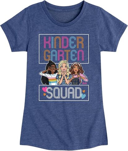 Barbie - Back to School - Kindergarten Squad - Toddler and Youth Girls Short Sleeve Graphic T-Shirt in Saudi Arabia