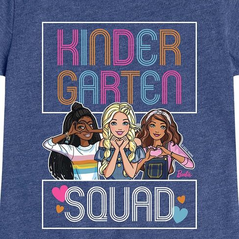 Barbie - Back to School - Kindergarten Squad - Toddler and Youth Girls Short Sleeve Graphic T-Shirt in Saudi Arabia