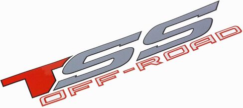 مجموعة زوج TSS OFF ROAD 4X4 ملصق ملصق VINYL FINIL ل TSS (أحمر) in Saudi Arabia