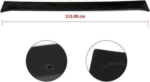 جناح Scitoo Spoiler Fits لعام 2013-2017 لـ Honda Accord Sedan Matte Black Trunk Spoiler Wing in Saudi Arabia