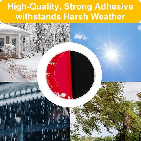iTODOS 2 Pack Blink Camera لاصقة مثبتة على الحائط لـ Blink Mini/Mini 2 /Blink Outdoor 4 /Blink XT3/Blink كاميرات داخلية، عصا VHB On، لا يوجد دعامة تثبيت للحفر للكاميرات الوامضة (أسود) in Kuwait