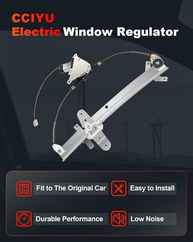 cciyu Power Window Regulator Replacement for 1992-2011 for Ford for Crown Victoria,1992-2011 for Mercury Grand Marquis,2003-2004 for Mercury Marauder With Motor Assembly Rear Left Drivers Side in Saudi Arabia