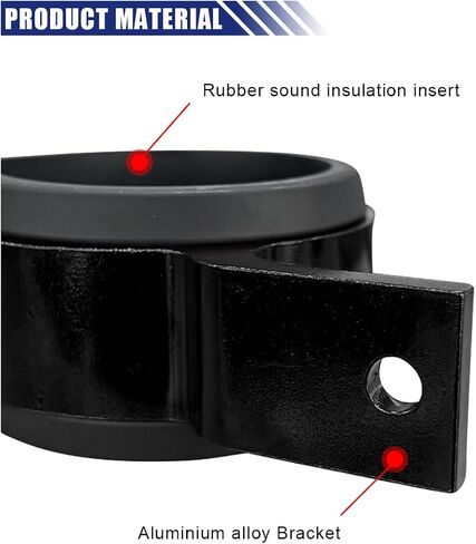 60mm Fuel Filter Mounting Bracket, Aluminum Alloy Fuel Pump Clamp Holder, Universal Car Oil/Fuel/Gas Pump Mounting Bracket (Black, 60MM) in Saudi Arabia