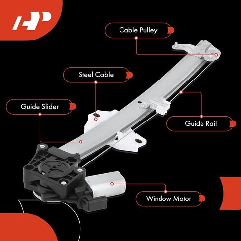A-Premium Electric Power Window Regulator with Motor Compatible with Honda Accord 2018 2019 2020 2021, Front Right Passenger Side, Replace# 72210TVAA01 in Saudi Arabia