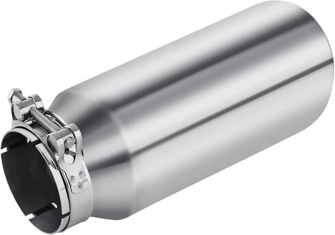 2.5 إلى 4 بوصة طرف العادم 2.5 "مدخل إلى 4" نصائح العادم مخرج 12 "طرف كاتم الصوت 304 من الفولاذ المقاوم للصدأ تلميح العادم نصيحة العادم مزدوجة جدار مائل مصقول على (شظية) in Kuwait