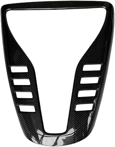 1pc Interior Accessory Real Dry Carbon Center Console Cover Gear Frame Panel Trim for Mercedes AMG GT53 GT43 GT63 2020-2023 in Saudi Arabia