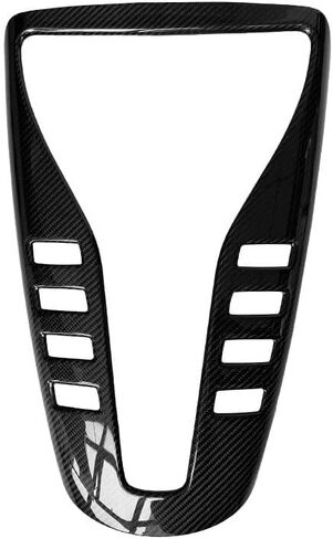 1pc Interior Accessory Real Dry Carbon Center Console Cover Gear Frame Panel Trim for Mercedes AMG GT53 GT43 GT63 2020-2023 in Saudi Arabia