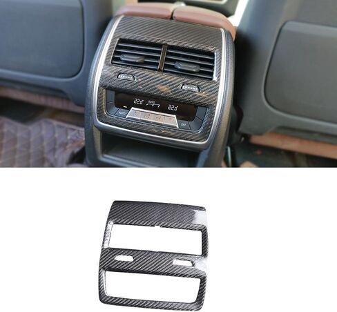 Real Dry Carbon Fiber Interior Rear Air Conditioner Vent Panel Air Outlet Cover for BMW X5 G05 2019up in Saudi Arabia