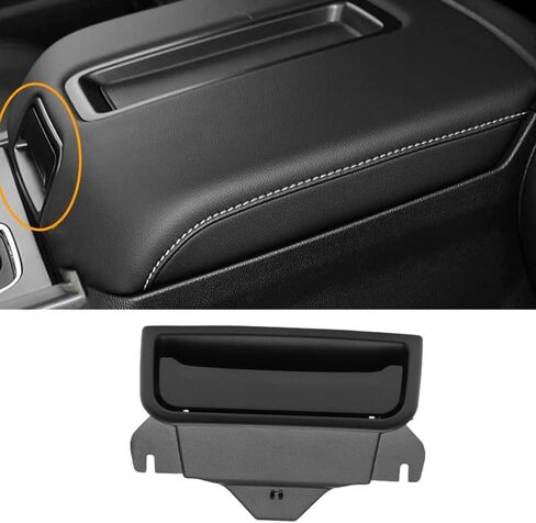 Center Console Latch for Chevy Silverado for Suburban Tahoe, for GMC Sierra Yukon 2014 2015 2016 2017 2018 2019 2020 22792217 22861304(Black) in Saudi Arabia