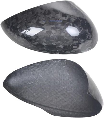 Car Accessories Real Dry Carbon Forged Carbon Side Rearview Mirror Cover Caps for Alfa-Romeo Giulia 2017-2020 in Saudi Arabia