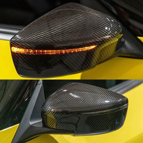 for Nissan Z 400Z Fairlady Z RZ34 for Nismo 2022-2024 Rearview Mirror Cover Mirror Shell Real Dry Carbon Car Exterior Accessories in Saudi Arabia