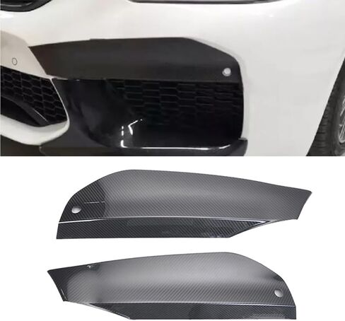 FOR BMW F90 M5 LCI DRY CARBON FIBER FRONT BUMPER UPPER AIR VENT COVER TRIM in Saudi Arabia