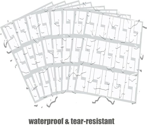 Charging Cable Label Tags, Electrical ID Wire Cords Marker, 8 Color 240pcs, Write and Print, Waterproof, for Computer, Ethernet, Speaker and Phone Wire Management Sticker in Kuwait