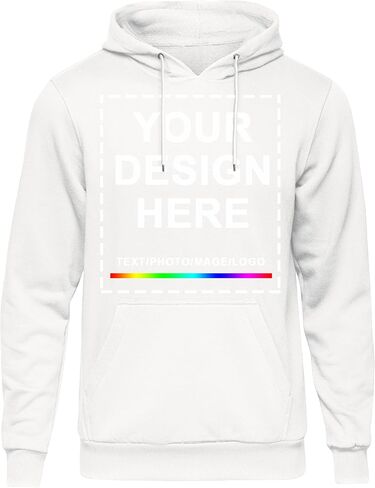 Kamkoo Custom Hoodie Design Your Men Women Pullover Sweatshirts Tucked Hooded 2 Print Side Print in Kuwait