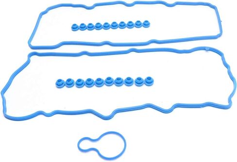 for Jeep Grand Cherokee Valve Cover Gasket 2005 06 07 08 09 2010 | Rubber Material | 6 Cyl | 3.7L Engine | w/Grommets in Saudi Arabia