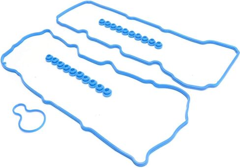 for Jeep Grand Cherokee Valve Cover Gasket 2005 06 07 08 09 2010 | Rubber Material | 6 Cyl | 3.7L Engine | w/Grommets in Saudi Arabia