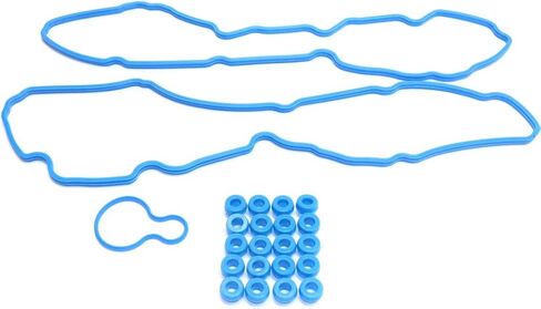 for Jeep Grand Cherokee Valve Cover Gasket 2005 06 07 08 09 2010 | Rubber Material | 6 Cyl | 3.7L Engine | w/Grommets in Saudi Arabia