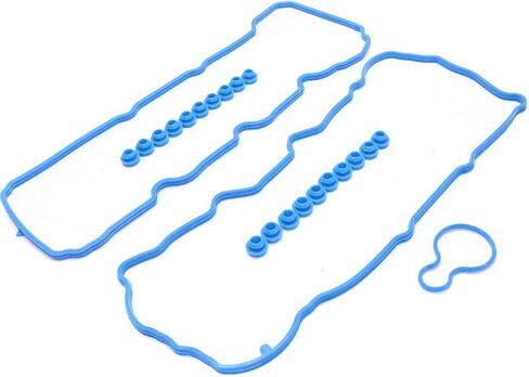 for Jeep Grand Cherokee Valve Cover Gasket 2005 06 07 08 09 2010 | Rubber Material | 6 Cyl | 3.7L Engine | w/Grommets in Saudi Arabia